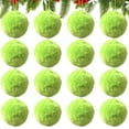 thumbnail image 6 of Nkmbld 16Pcs Christmas Balls Ornaments Lime Green Furry Christmas Ornaments for Green Christmas Tree Hanging Decorations, Green, 6 of 8