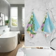 thumbnail image 7 of SKYSONIC Easter Cotton Hand Towels Set of 2 Absorbent Bath Towel Decorative Fingertip Towels for Bathroom Gym Spa Hotel Beach,16" x 28", 7 of 7