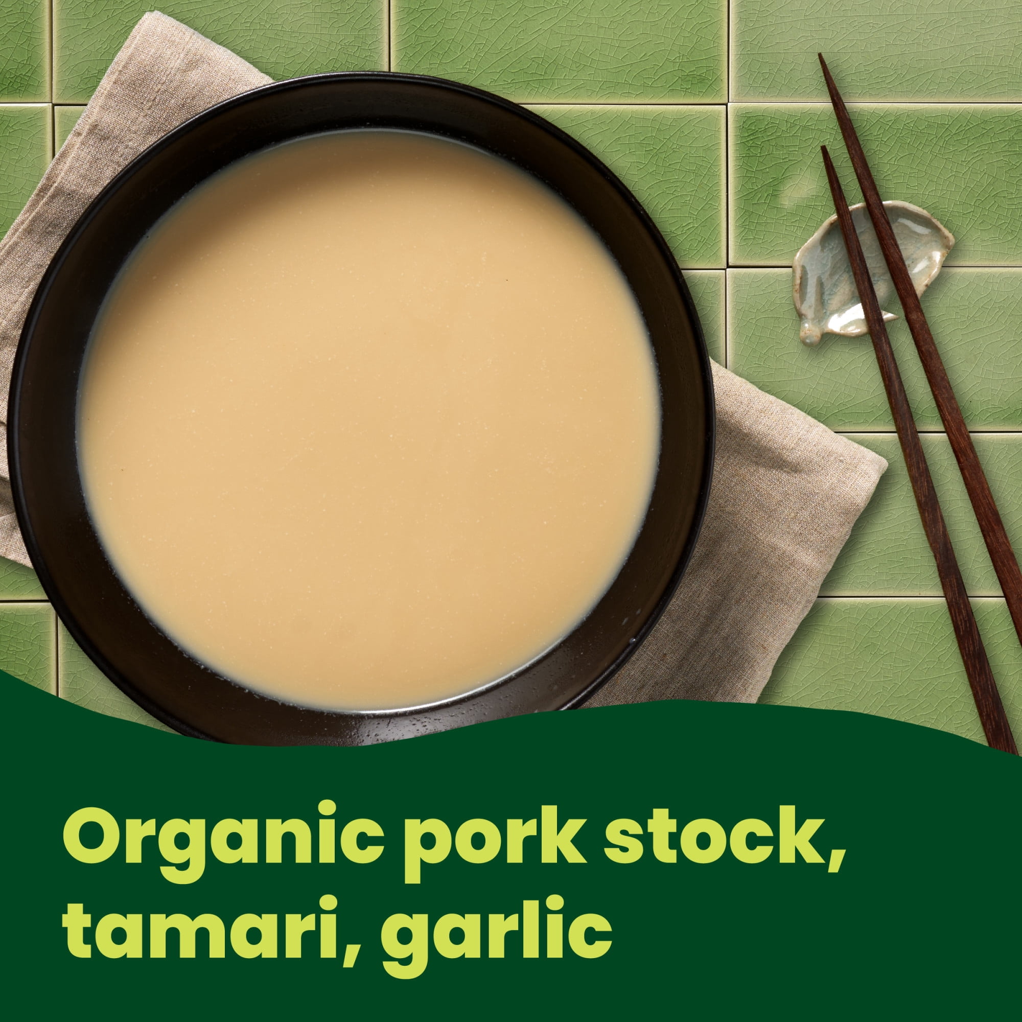 Pacific Foods Organic Pork Tonkotsu Ramen Broth, 32 oz Carton