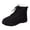 Black, variant on Plush Lined Short Booties for Womens Suede Lace up Combat Flat Ankle Boots Daily Outdoor Fashion Shoes Gray Size 10