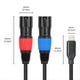 thumbnail image 2 of Cable Audio Auxiliar Tipo C A Doble XLR Macho Cable Audio USB C A Doble XLR Cable Estéreo de Salida Tipo C A XLR Macho de 200 cm, 2 of 8