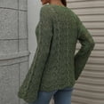 thumbnail image 5 of Tops de Mujer Camisas de Manga Larga Otoño Tallas Grandes Casual Cuello en V Blusa Suelta Estampada Odeerbi ODB148905, 5 of 5