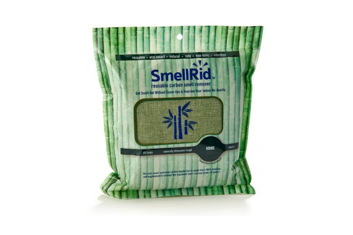 SMELLRID Reusable Bamboo Activated Charcoal Odor Remover Pouch XX