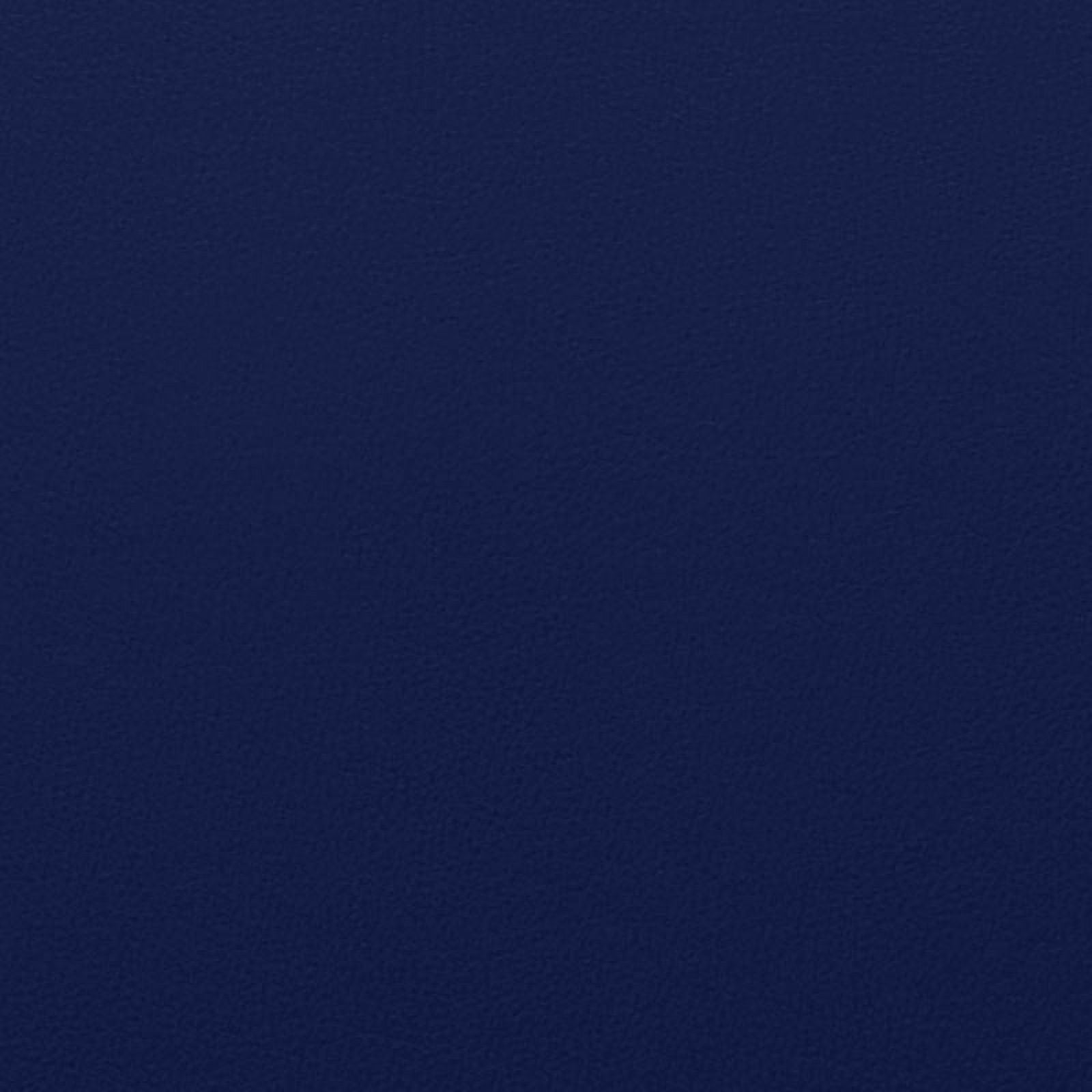Logan Round Vinyl Ottoman (Set of 4)- Naval Blue