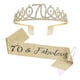 thumbnail image 1 of Oro Finalmente 16/21/30/40/50/60/70 Fajín de Cumpleaños y para Mujeres 21 Cumpleaños y Fajín Set para Mujeres Decoraciones de Cumpleaños Cumpleaños para Mujeres, 1 of 3