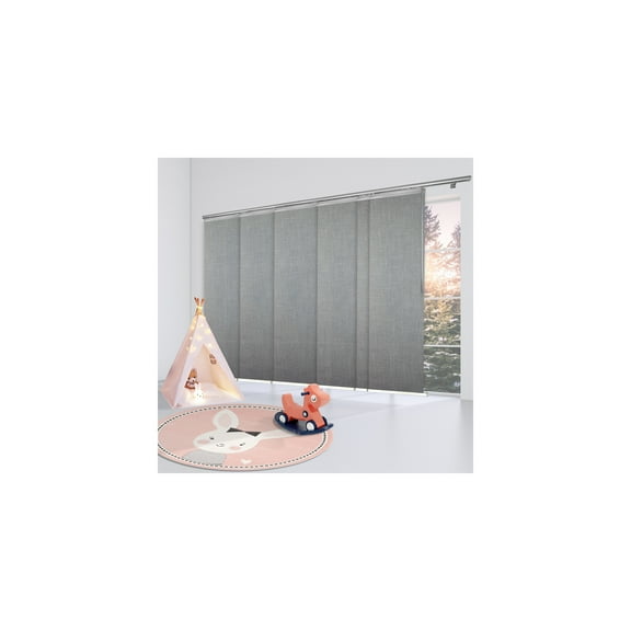 Adjustable Panel Track SystemRoom Divider WallRustic Home Decor70-130" WidthMetal Wall Panels