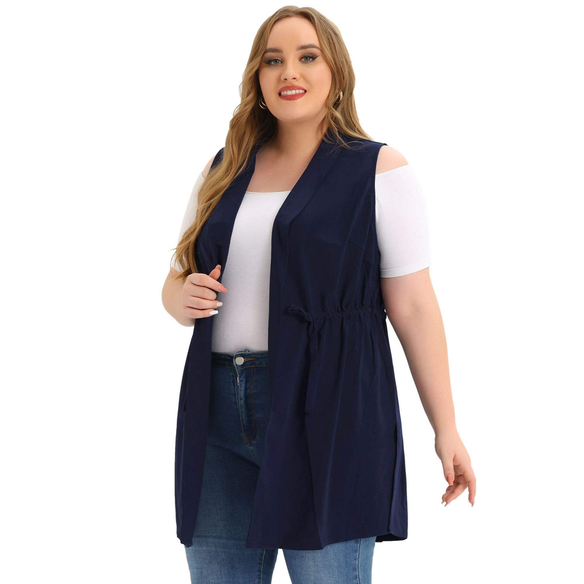 Plus size draped cardigan hot sale