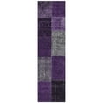 thumbnail image 2 of Addison Rugs Chantille Indoor/Outdoor Transitional Patchwork Eggplant Washable Runner Rug, 2'3" x 7'6", 2 of 6