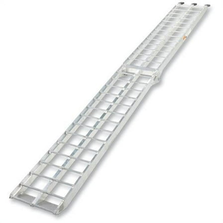 Moose Racing Aluminum 9-Foot Straight Folding Ramp 12 W X 108 L Silver