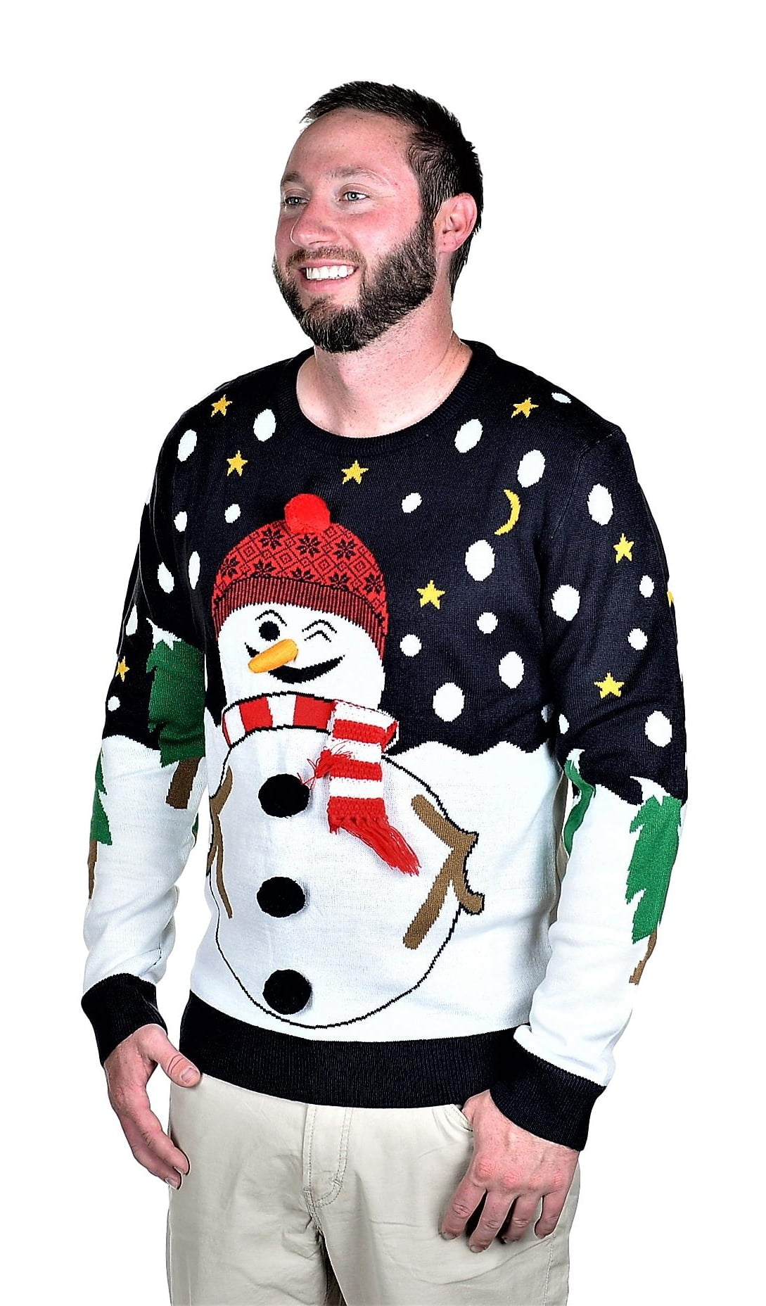 Mens slim fit christmas jumper shop
