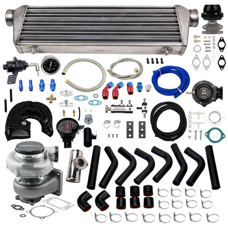 MaXpeedingrods GT35 600HP Turbo Kit Piping Intercooler Oil Line