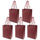 thumbnail image 4 of Bolsa de regalo de papel Colcomx de lujo 5 uds. para despedida de soltera Vino rojo, 4 of 8