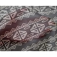 thumbnail image 4 of oneOone Silk Tabby Fabric Chevron & Triangle Block Decor Fabric Printed BTY 42 Inch Wide, 4 of 4