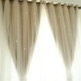 thumbnail image 4 of Fysho Polyester Blackout Grommet Single Curtain, Yellow, 0.39" x 7.08", 4 of 6