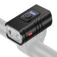 thumbnail image 1 of Faro bicicleta Luz de bicicleta LED Faro delantero de bicicleta Luz de ciclismo recargable por USB L TOMSHOO Faro bicicleta, 1 of 7
