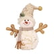 thumbnail image 2 of Muñeco de nieve navideño de peluche corto para el hogar, habitación infantil, fiesta 15cmx22cmx38cm, 2 of 9
