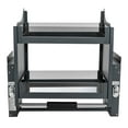 thumbnail image 6 of Black 24 Inch 2-tier Cabinet Kitchen Pull Down Shelf Wall Cabinet Storage Organizer Pull-down Cabinet Shelf, 6 of 19
