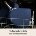 thumbnail image 5 of Calphalon Premier Ceramic Nonstick 8" and 10" Frying Pan Set, Midnight Blue, 5 of 6
