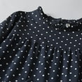 thumbnail image 4 of Ovzne Robes d'Été pour Femmes Robe d'Été Robe à Manches Longues Ample Imprimée à Pois Robe de Printemps Manches Longues Imprimée Liquidation, 4 of 7