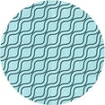 thumbnail image 1 of Ahgly Company Machine Washable Indoor Round Transitional Seafoam Green Area Rugs, 6' Round, 1 of 7