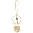thumbnail image 1 of Universe And Alien Rocket Car Keychain Angel Wing Pendant, 1 of 4