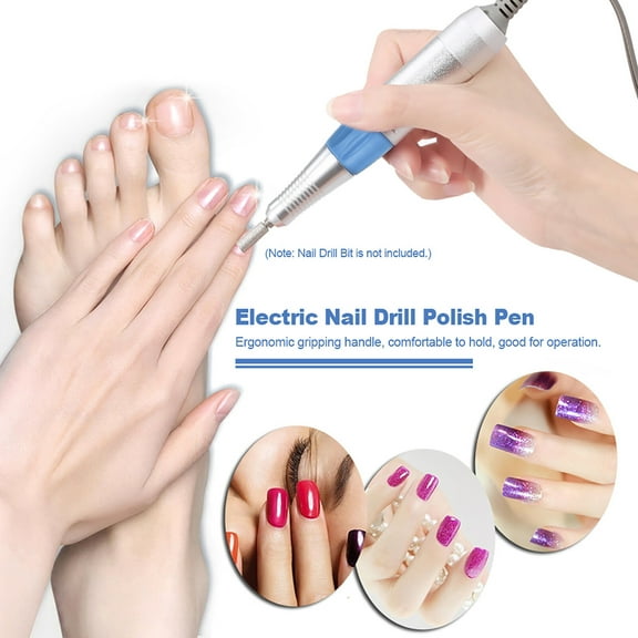Nail Drill Pen,Handle Pedicure Tool Nail Drill Handpiece Pedicure 30000rpm Mani Pedi Tool Fesjoy Koeb Handpiece Mani Pedi Baoe Red