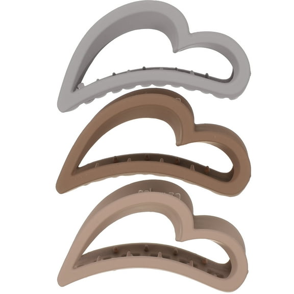 unbranded  3 Pcs Large Snap Hair Clips Grip Claw Easy to Use Women's Miss