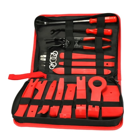 

Carevas 19pcs Auto Car Audio Interior Door Panel DIY Demolition Installation Pry Tool Hand Tools Kit Screwdriver Keys Pliers Remover