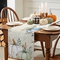 thumbnail image 3 of Fall Pumpkin Table Runner, Autumn Thanksgiving Kitchen Dining Table Decoration for Home Party Decor 13x108 Inches, 3 of 9
