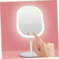 thumbnail image 3 of Greenadscape Makeup Mirror 1Set Vanity Mirror Tabletop with Rotating Touch Screen Storage Tray for Home Use, 3 of 8