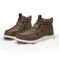 thumbnail image 6 of Bruno Marc Men's Warm Slip-On Loafer Boots Casual Winter Ankle Shoes, 6 of 6