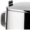 Alessi A404 Design Sugar Bowl, 18/10 Stainless Steel, Mirror Polished
