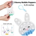 thumbnail image 6 of 30 Pc Bunnies & More Kids Easter Basket Egg Stuffers/Fillers -Girl's Stress Fidget Toy Gift Set (24 Boxed Mochi Characters, 2 Bunny Bubble Poppers & 4 Bendable Frogs), 6 of 9