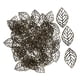 thumbnail image 1 of 100 adornos de hojas huecas para colgantes, 34 x 20 mm, para collares DIY Bronce, 1 of 6