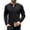 Black, variant on COOFANDY Mens Henley T-Shirts Long Sleeve Henley Pullover Sweater Collarless Button Golf Fall Shirts