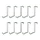 thumbnail image 2 of Ganchos de Almacenamiento BuyWeek, 10 Piezas de Acero Inoxidable, Gancho en Forma de Z, 2 of 12
