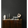 thumbnail image 4 of Charcoal Simple Geometric Stripes Wallpaper, 4 of 4
