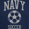 thumbnail image 3 of CafePress - U.S. Navy Soccer Dark T Shirt - Men's Classic Graphic Cotton T-Shirt, 3 of 4