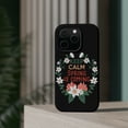 thumbnail image 4 of DistinctInk MagSafe Tough Case for Apple iPhone 15 Pro Max (6.7" Screen) - Keep Calm Spring Is Coming - Raised Bezel Screen Guard, 4 of 6