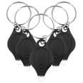 thumbnail image 1 of Miangastore 5 PCS LED Light Keychain Mini Flashlight Ultra Ring Light Torch, 1 of 4