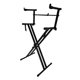 thumbnail image 5 of Soporte de teclado de 2 niveles, altura ajustable, portátil, robusto, fácil de instalar, profesional y práctico. Soporte para pianos electrónicos., 5 of 10