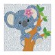 thumbnail image 2 of Cuadros Decorativos Cuadro de arte de cristal redondo completo de animales de dibujos animados de pintura de diamante DIY (DXZ066) DQrwqpou Nuevos Originales, 2 of 9