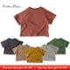 thumbnail image 2 of Camisetas de verano para niños, camisetas de algodón de Color sólido para niños, nueva moda para niños y niñas, Top de manga corta, ropa de 2-7T, camisetas saludables Tan Jianjun unisex, 2 of 2