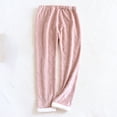 thumbnail image 2 of Jamicy Women's Sleepwear Pants Christmas Gift Adjustable Soft Flannel Pajama Pants Fleece Fuzzy Winter Warm Lounge Pants Comfy Pajama Bottoms Sleepwear, 2 of 8