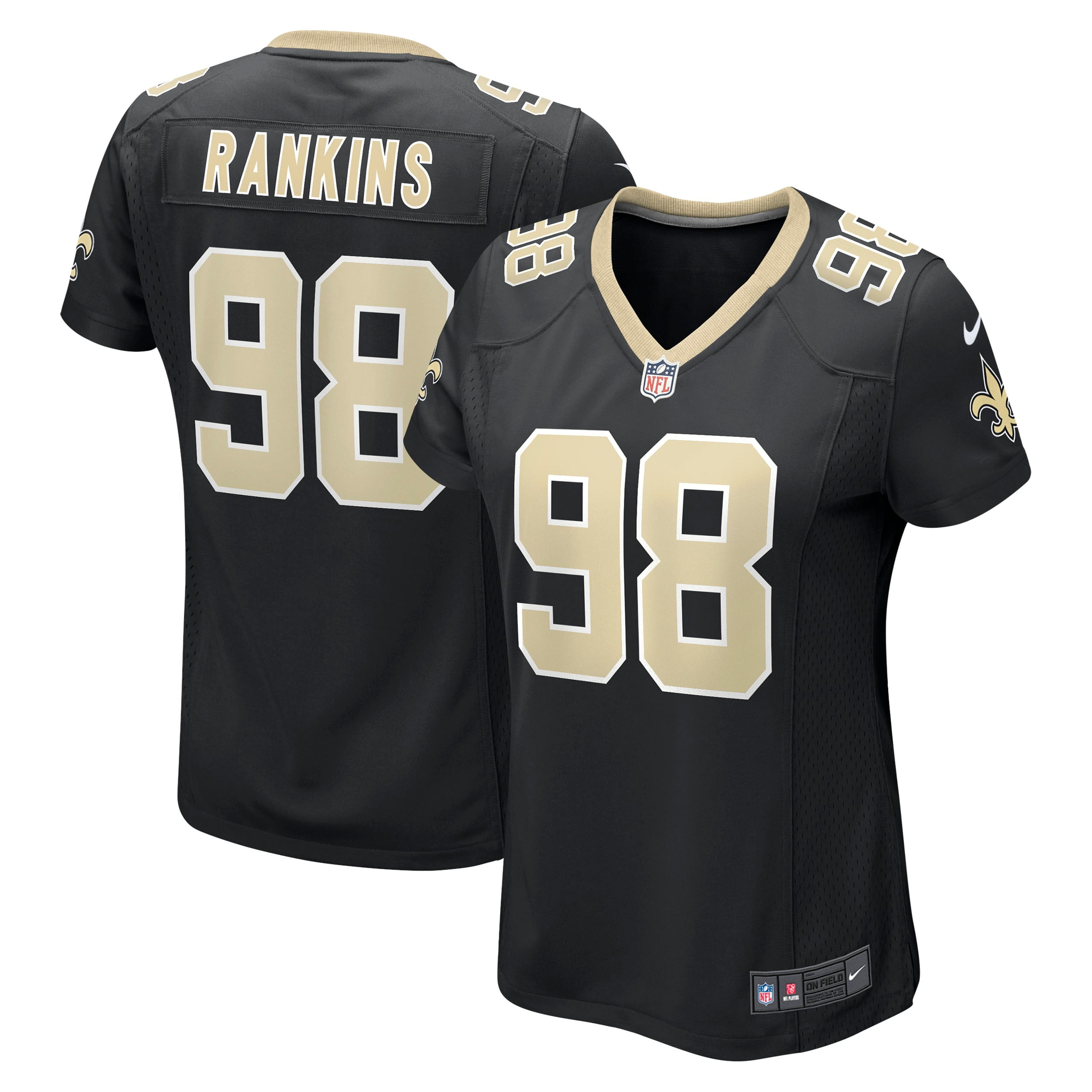 Sheldon Rankins New Orleans Saints Nike Women's Game Jersey - Black - Walmart.com