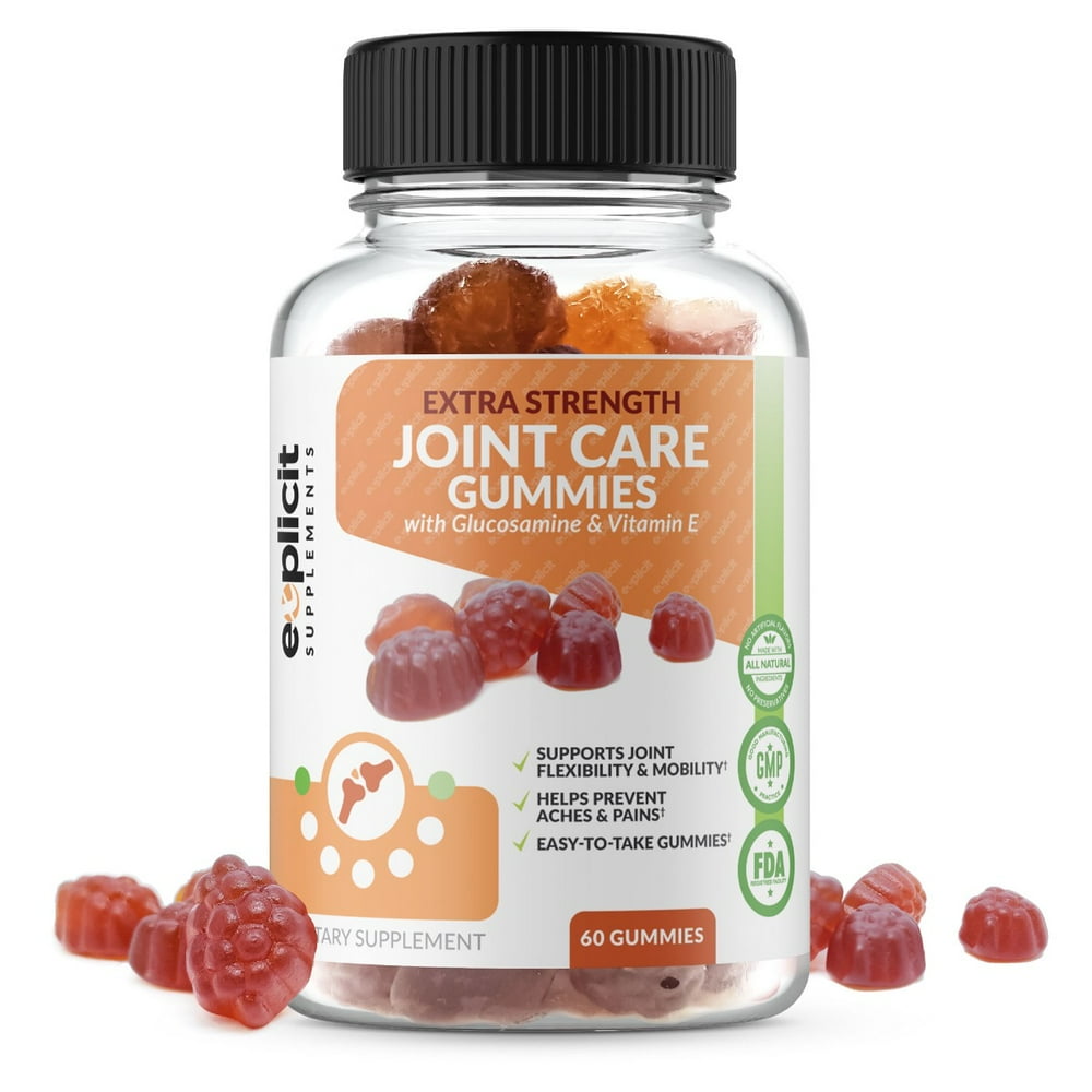 EasytoTake Joint Support Gummies Glucosamine & Vitamin E Joint Supplement to Help Support