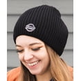 thumbnail image 2 of Funko Logo Slouch Beanie Hat - Black One Size - New, 2 of 3