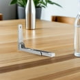 thumbnail image 4 of BESTYASH 1Jgo Repisa De Pared Para Microondas De Acero Inoxidable Con Plegable Y Ajustable, 4 of 8