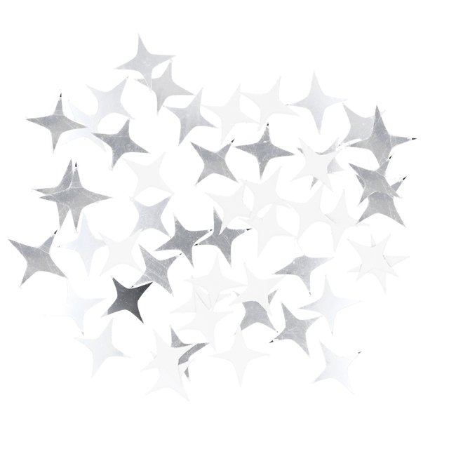 50 calcomanías de pared adhesivas 3D para decoración del hogar con estrellas de espejo brillantes