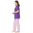 Dreams & Co. Women's Plus Size Graphic Tee Pj Set Pajamas